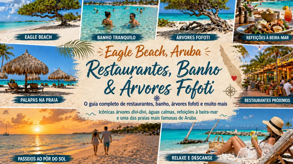 Eagle Beach em Aruba