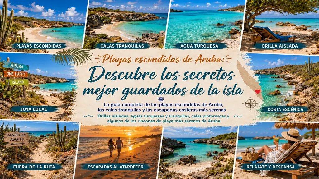 Playas escondidas en Aruba